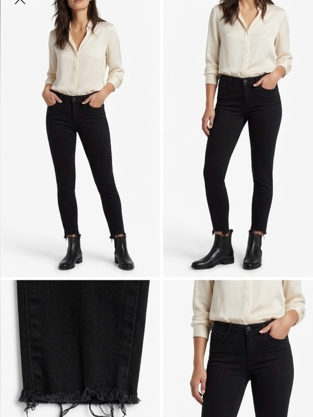 Kenneth Cole New York Black Skinny Jeans